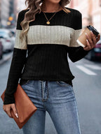 Block Round Neck T-shirt (11)