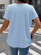 Textured Short Sleeve Top (9)