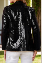 Sequin Nutcracker Long Sleeve Blazer (3)