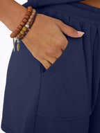 Casual V-neck T-shirt Shorts Set (19)