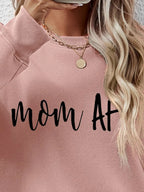 Letter Graphic Dropped Shoulder Sweatshirt (3)