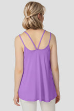 Bamboo Scoop Neck Double Spaghetti Straps Cami (17)