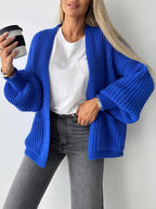 Open Front Dropped Shoulder Cardigan (13)