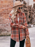 Plaid Button-down Long Sleeve Shirt (14)