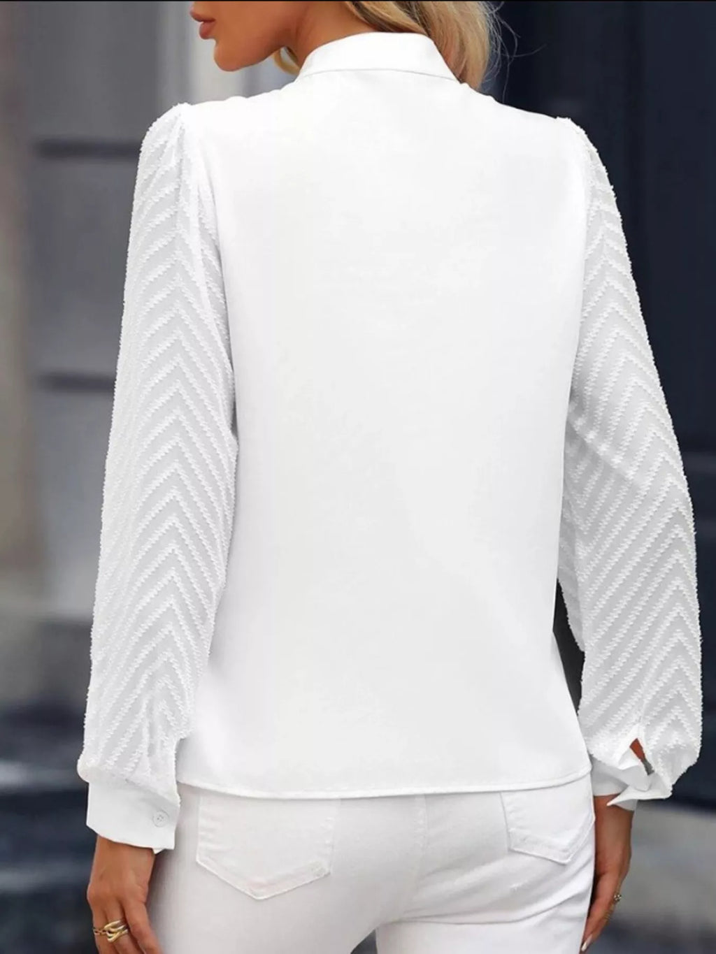 Notched Long Sleeve Blouse (12)