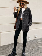 Button Up Long Sleeve Denim Jacket (12)
