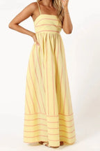 Striped Square Neck Cami Dress (19)