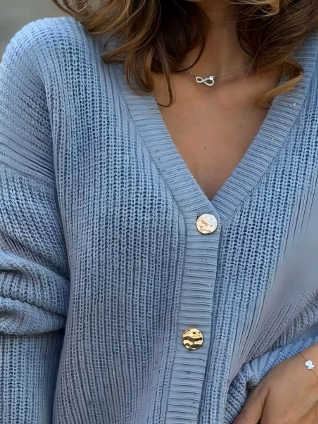 Full Size V-neck Button-up Cardigan Plus (14)