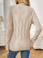 Round Neck Long Sleeve Knit Top (3)