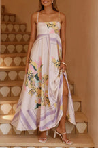 Printed Square Neck Cami Maxi Dress (11)
