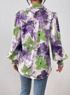 Floral Print Long Sleeve Shirt (22)