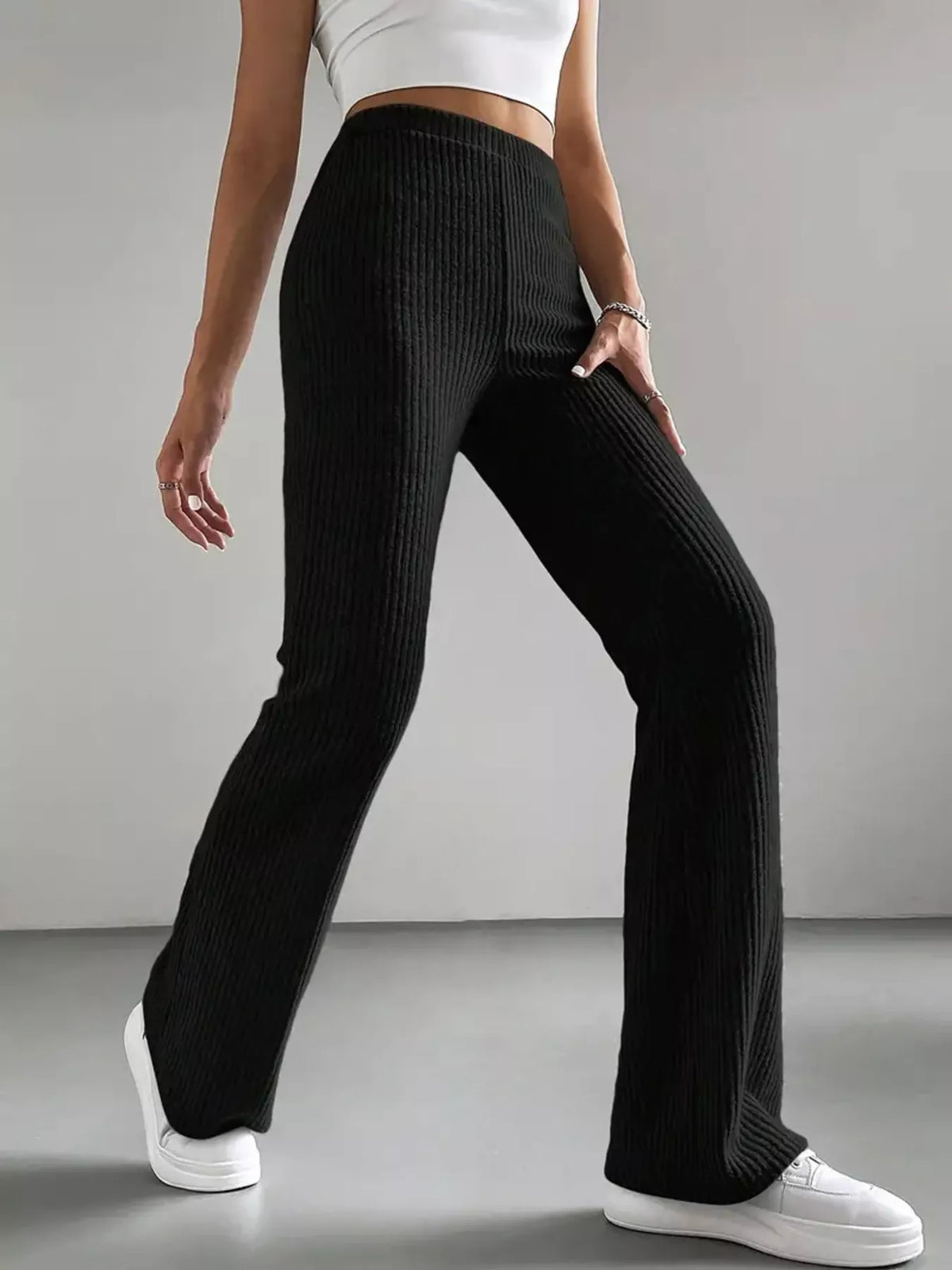 High Waist Flare Pants (7)