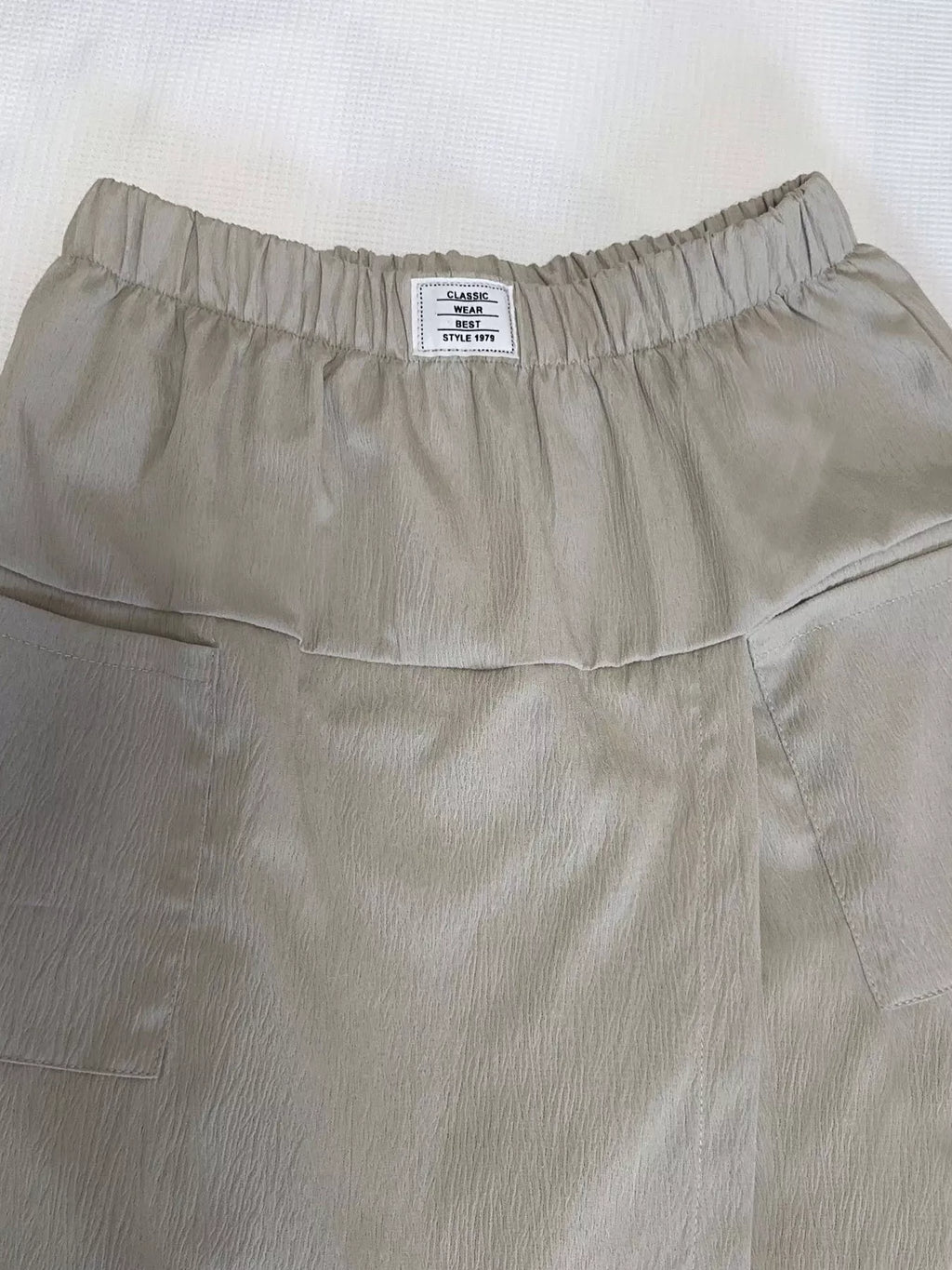 Elastic Waist Wrap Skort (4)