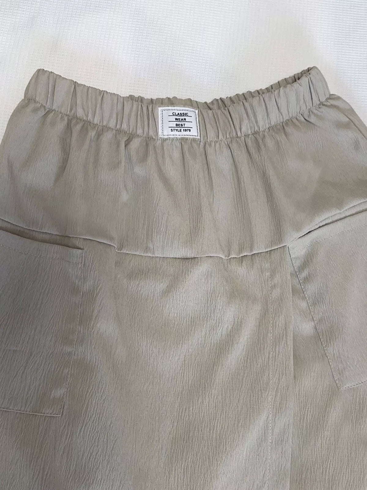 Elastic Waist Wrap Skort (4)