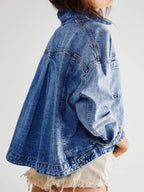 Pocketed Button Up Denim Jacket (9)