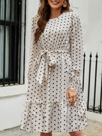 Polka Dot Dress Loose variant CJLY206532501AZ|CJLY206532502BY|CJLY206532503CX|CJLY206532504DW