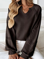 Notched Raglan Sleeve Sweatshirt (13)