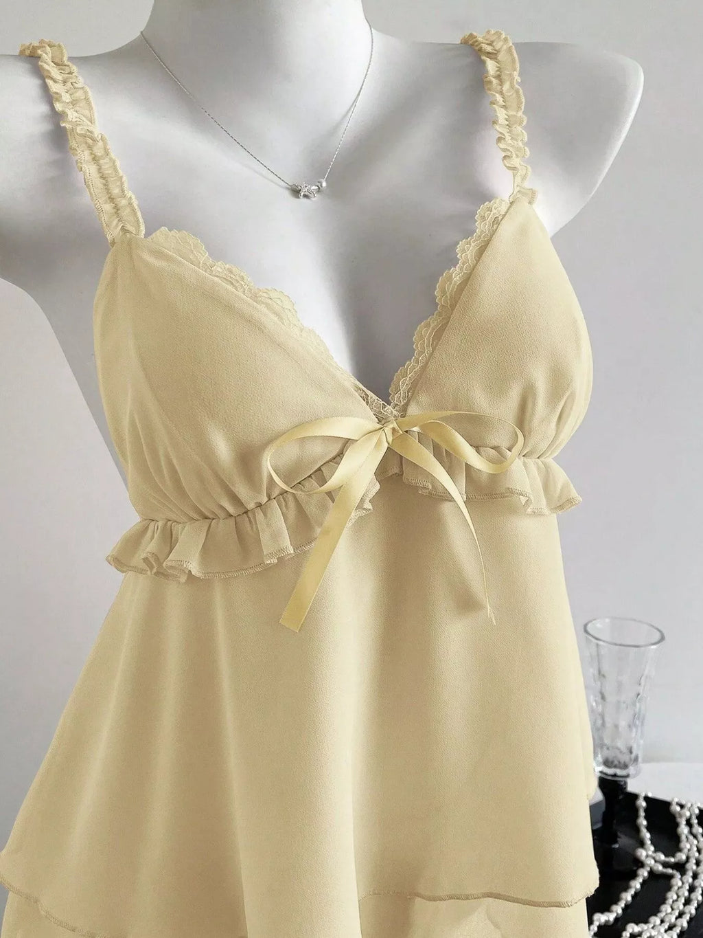 Lace Detail Layered Cami (6)
