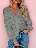 Openwork Button Up Cardigan (23)