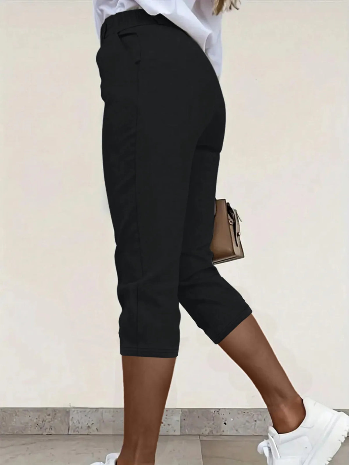 Pleated Detail Pants Pockets (7)