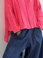 High-low Drop Shoulder Sweater (9)