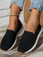 Mesh Round Toe Flat Slip-ons (5)