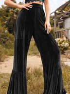 Velvet High Waist Wide Leg Pants (7)