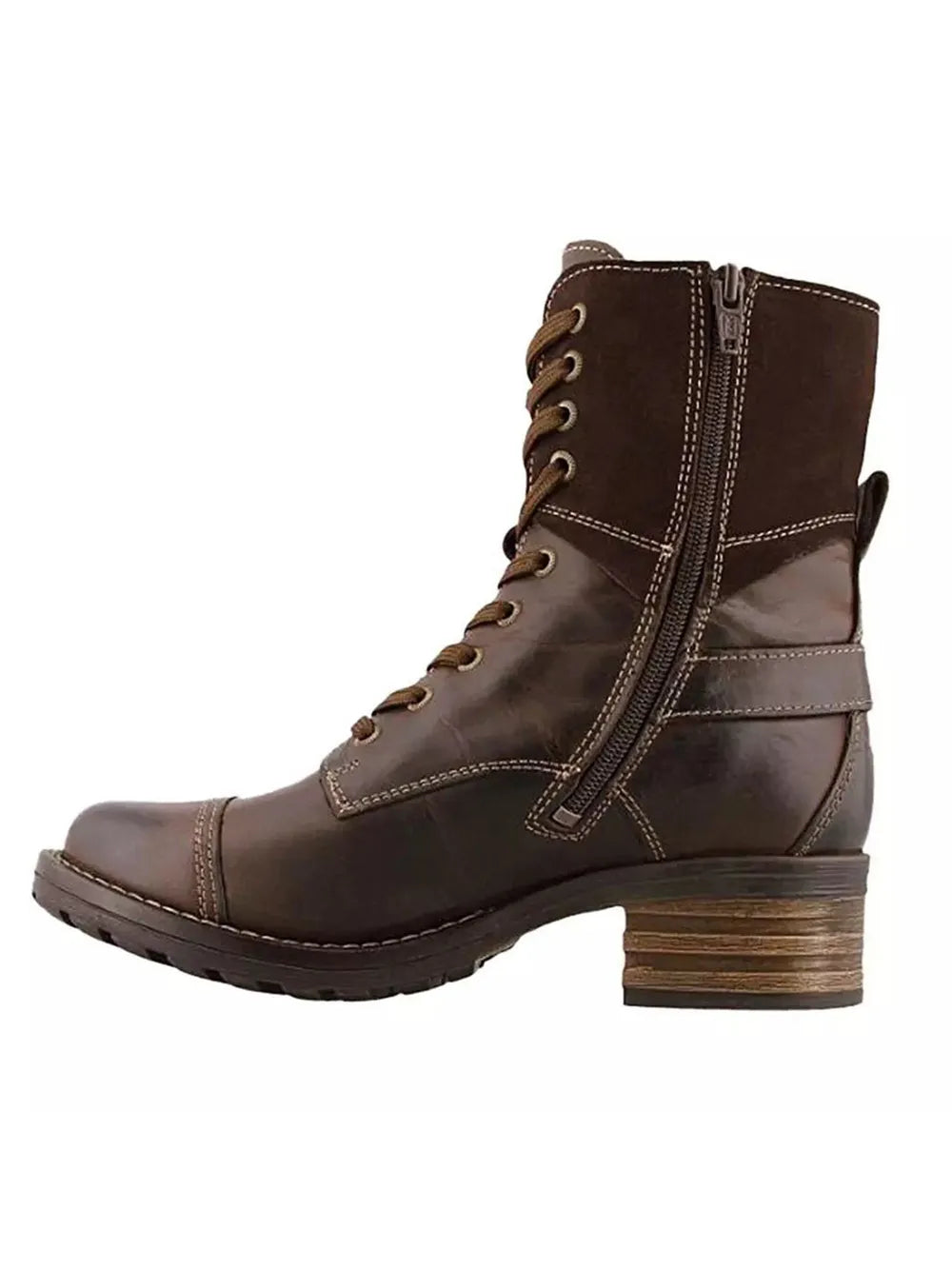 Lace-up Block Heel Boots (6)