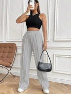 Drawstring Wide Leg Pants Pockets (12)