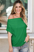 Cowl Neck Short Sleeve T-shirt (10)
