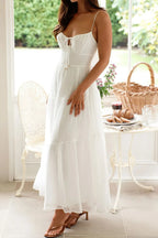 Ruched Smocked Back Cami Dress (4)