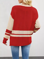 Block Side Slit Sweater (4)