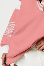 Collared Neck Long Sleeve Sweatshirt (9)
