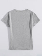 Mama Round Neck Short Sleeve T-shirt (14)