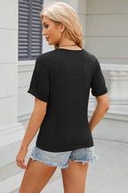 Round Neck Short Sleeve T-shirt (16)