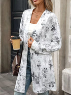 Printed Open Front Cardigan (5)