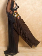 Wide-leg Pants Fringed Details (3)