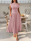Single Shoulder Dress Pockets (6)
