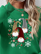 Faceless Gnomes Graphic Drop Shoulder Sweatshirt (17)