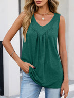 Casual V-neck Tank (16)