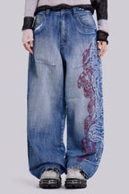 Jeans Wide Leg Pants Loose Trousers variant CJNZ254294201AZ|CJNZ254294202BY|CJNZ254294203CX|CJNZ254294204DW|CJNZ254294205EV