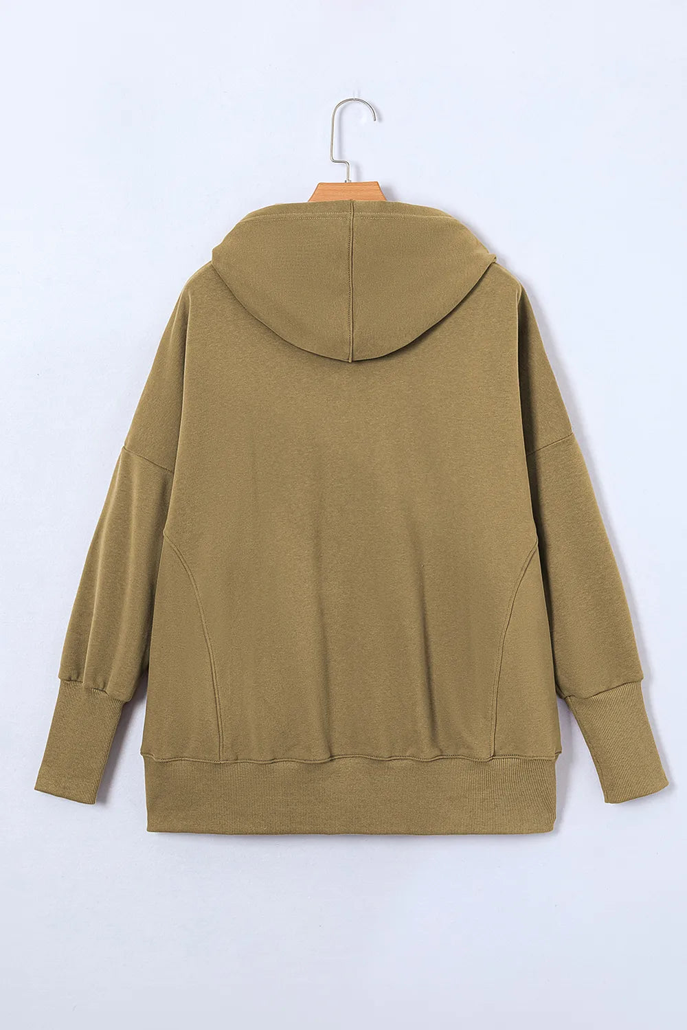 Quarter-snap Dropped Shoulder Hoodie (14)