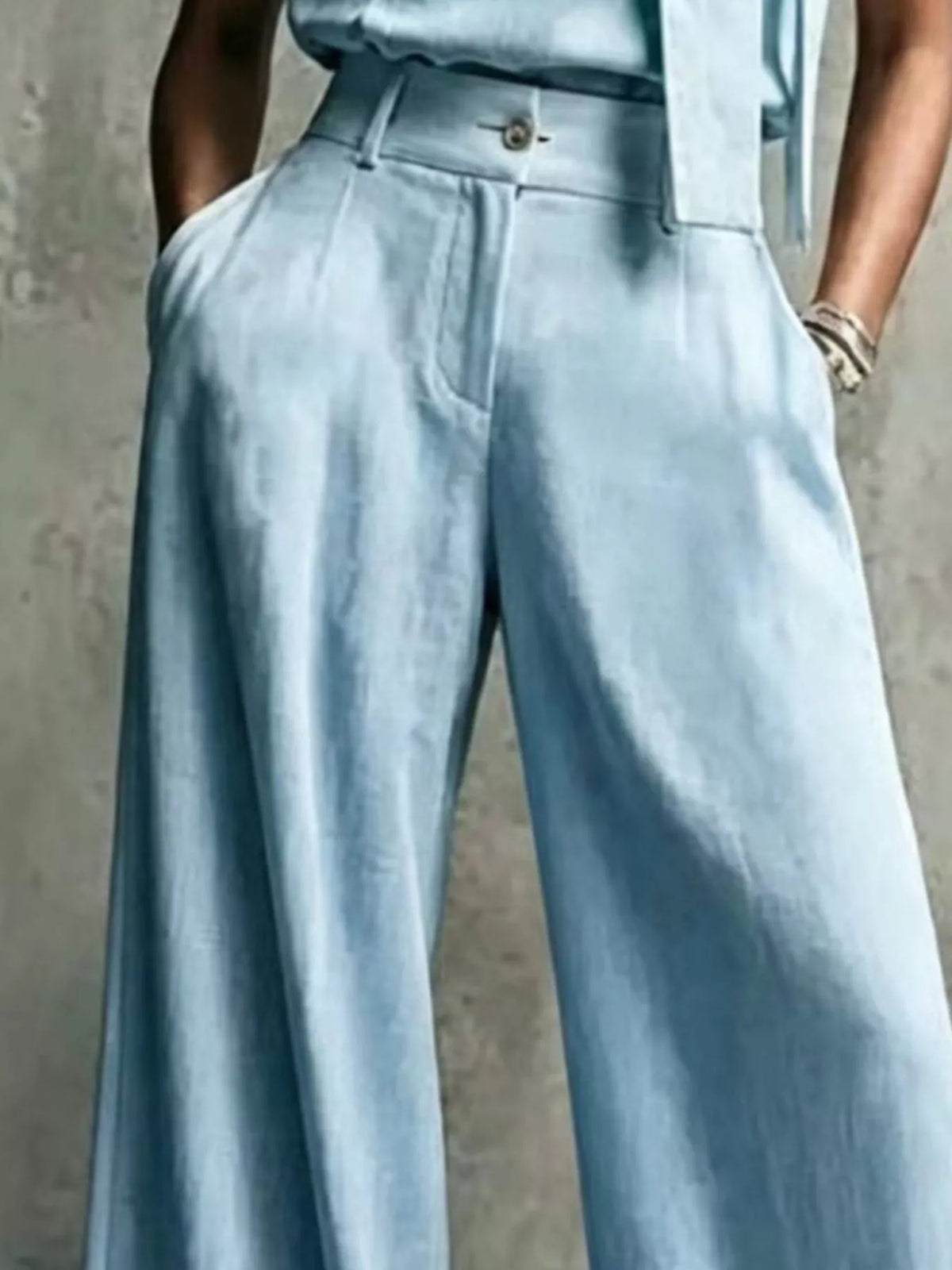 High-waisted Wide-leg Pants (8)