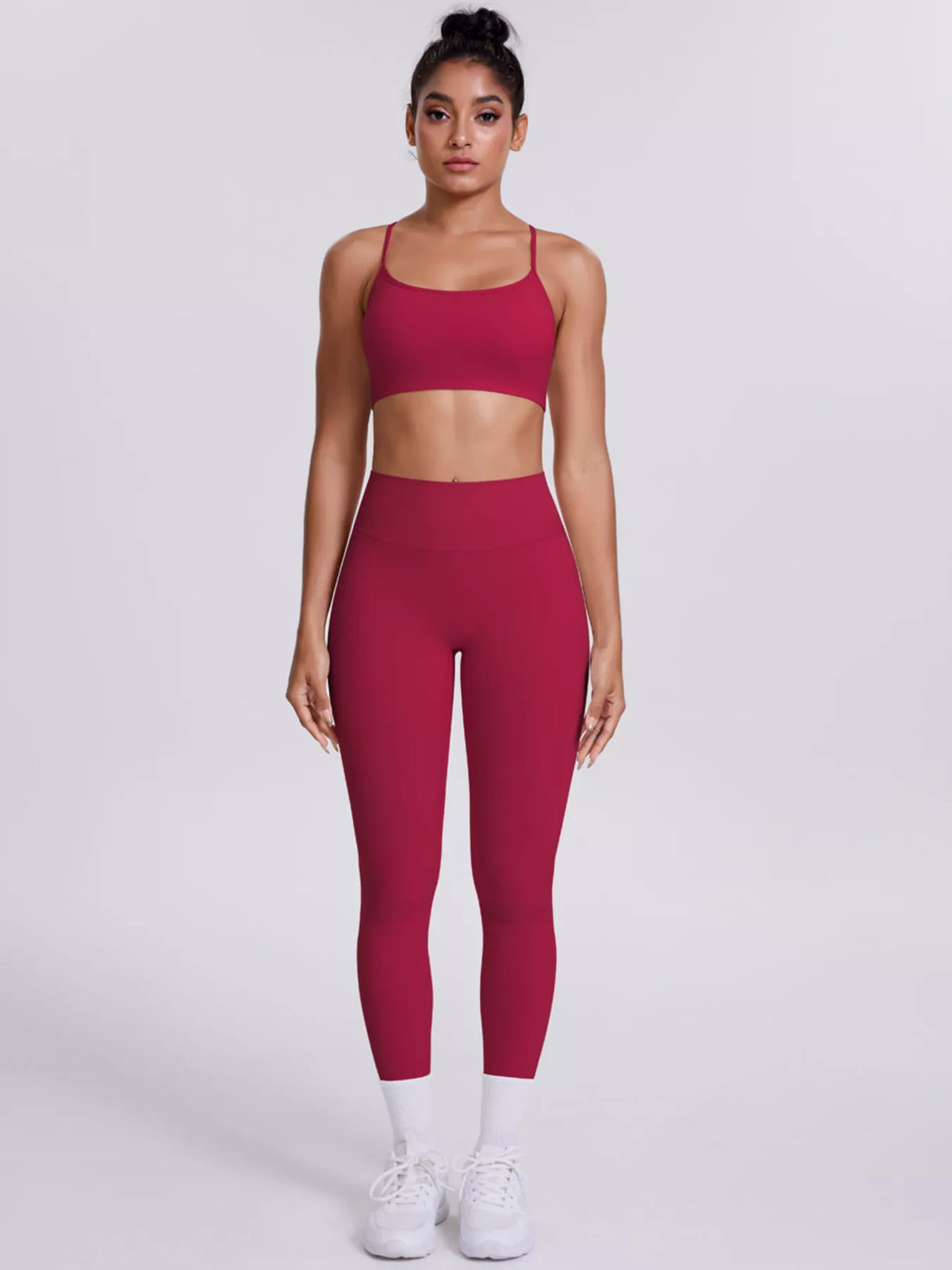 Criss-cross Back Cami Leggings Active Set (22)