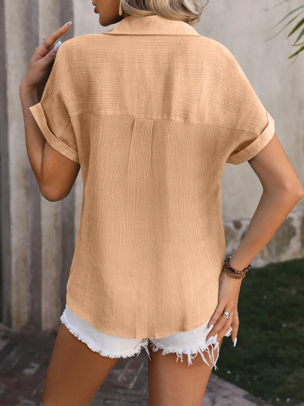 Button Up Short Sleeve Shirt (20)