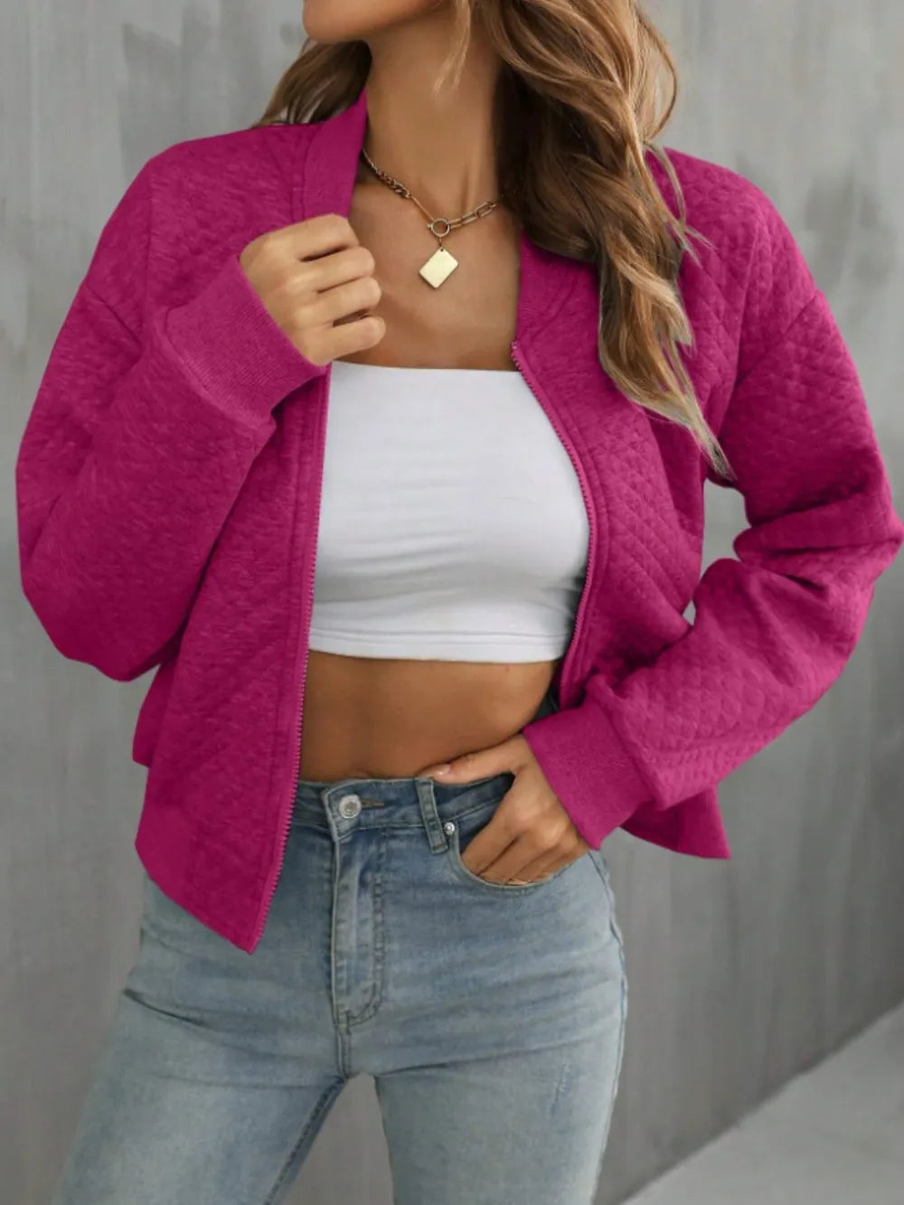 Zip Up Long Sleeve Jacket (18)