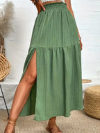 Frill Slit Skirt (10)