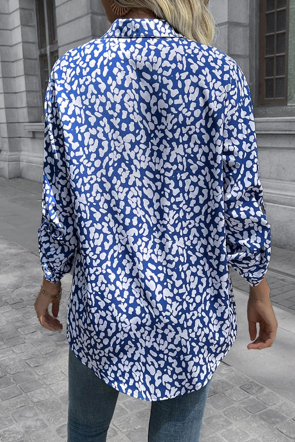 Leopard Roll-tap Sleeve Shirt (18)