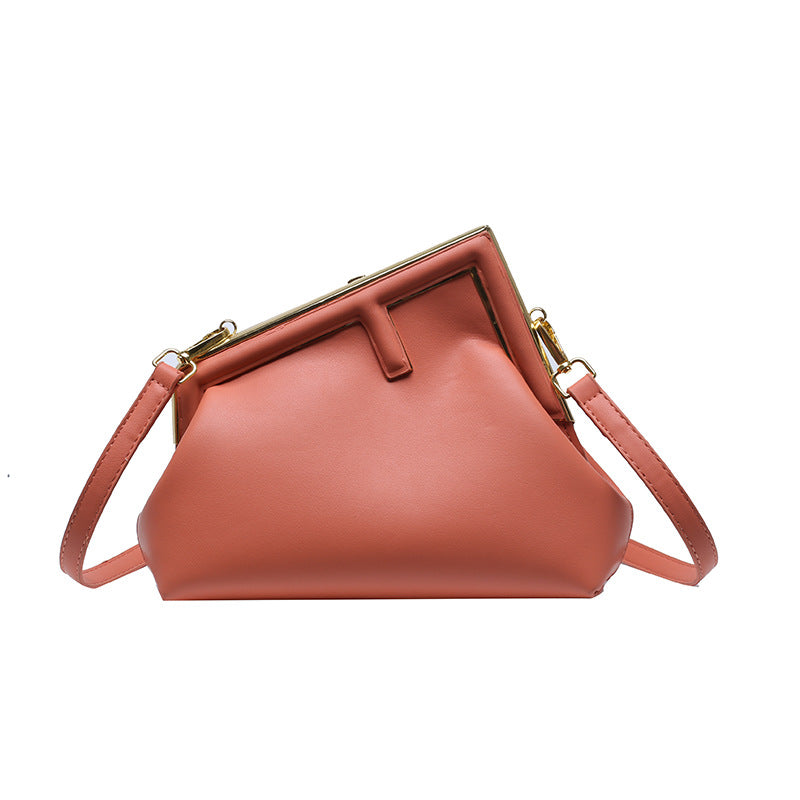 All-match Messenger Bag Irregular Textured One-shoulder photo 5