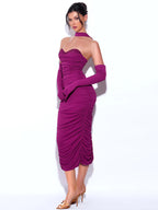 Mesh Stitching Bandage Suspender Dress photo 3
